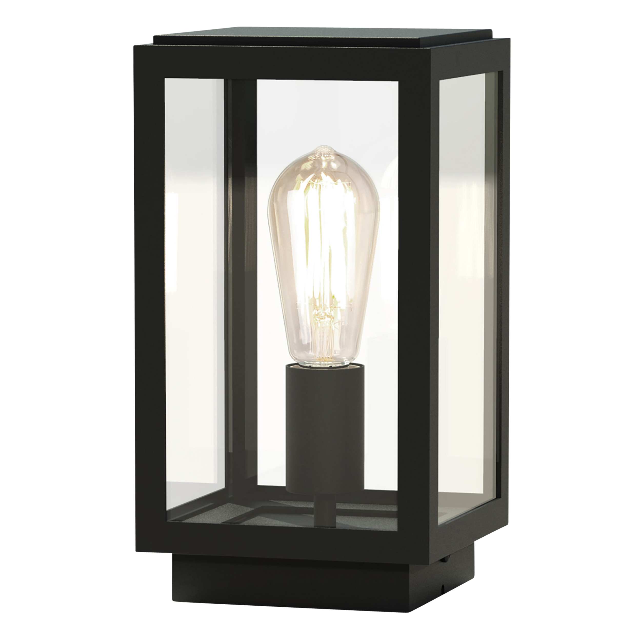Homefield Pedestal BL excl. E27 structuur zwart