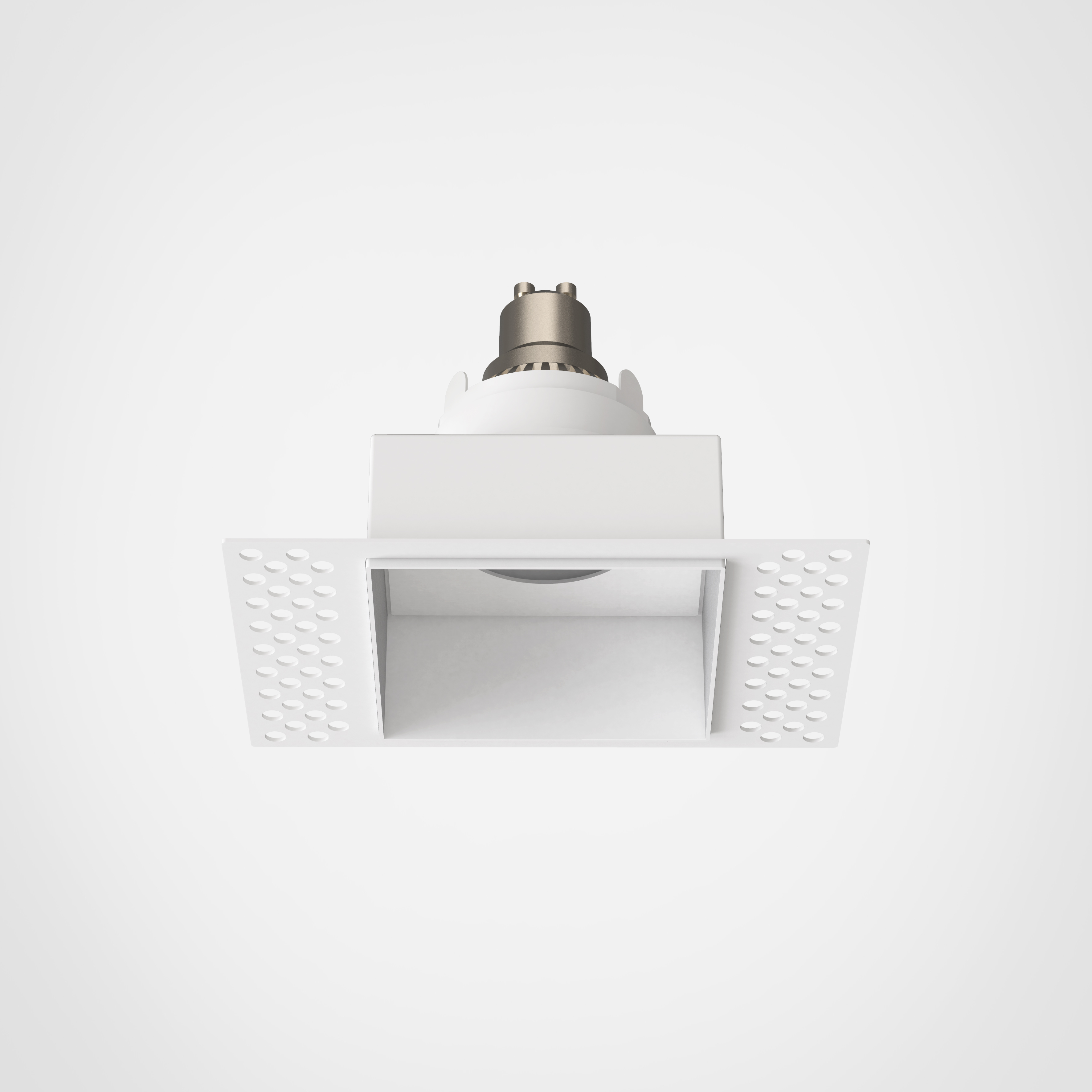 Trimless Square Fixed IBS excl. GU10 mat wit
