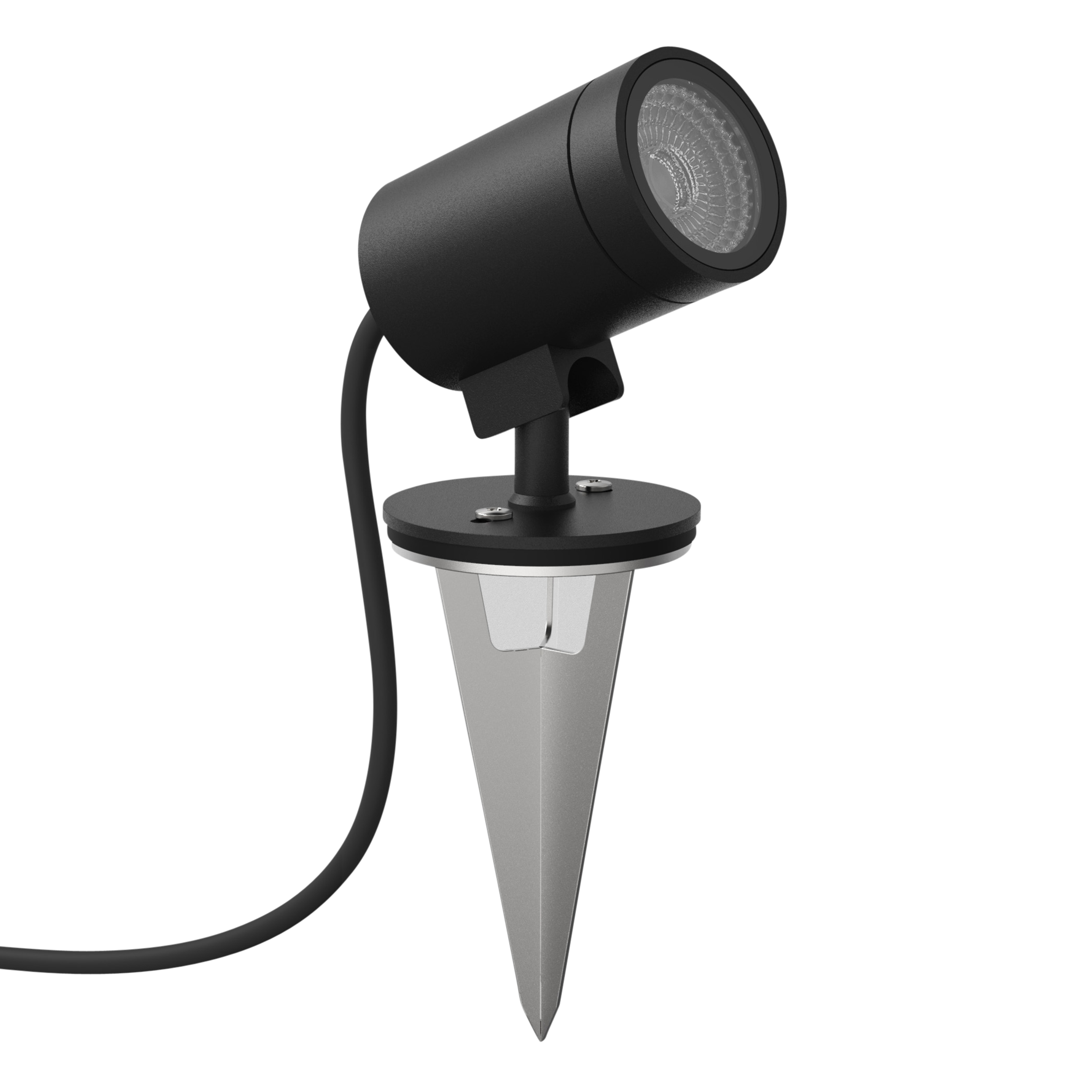 Bayville Spike Spot LED 12V 3000K structuur zwart