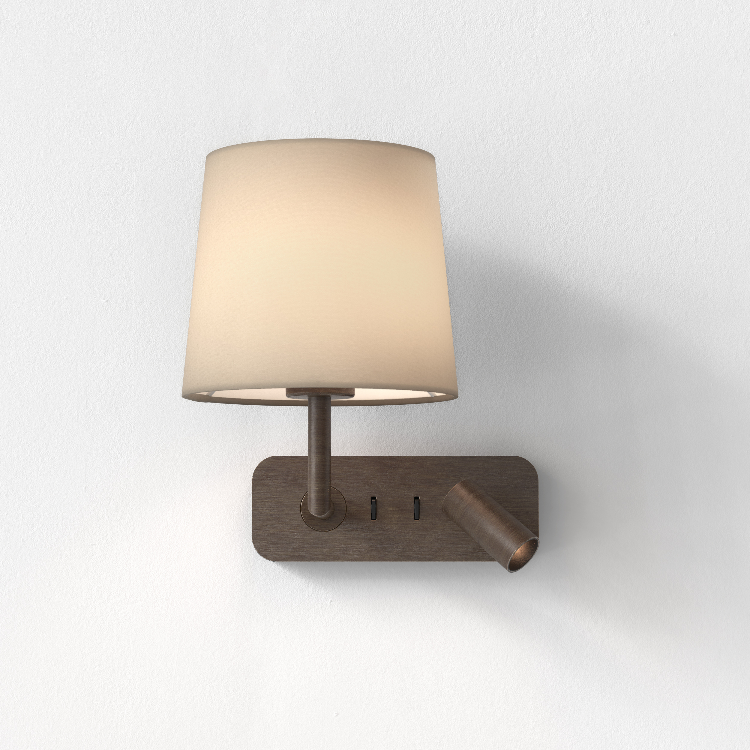 Astro Side by Side LED wandlamp 2700K brons