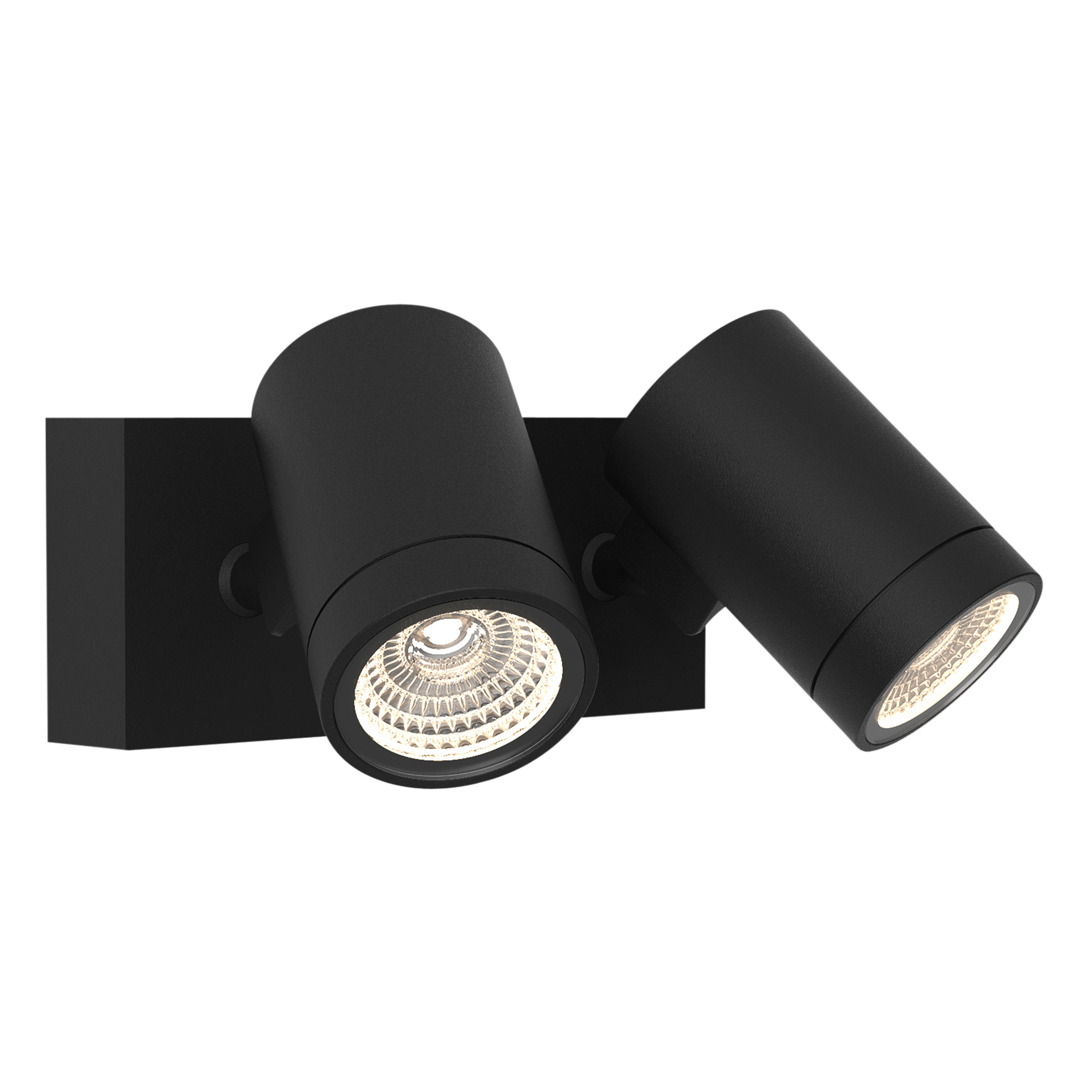 Bayville Twin Spot BWL 3000K AC dim structuur zwart