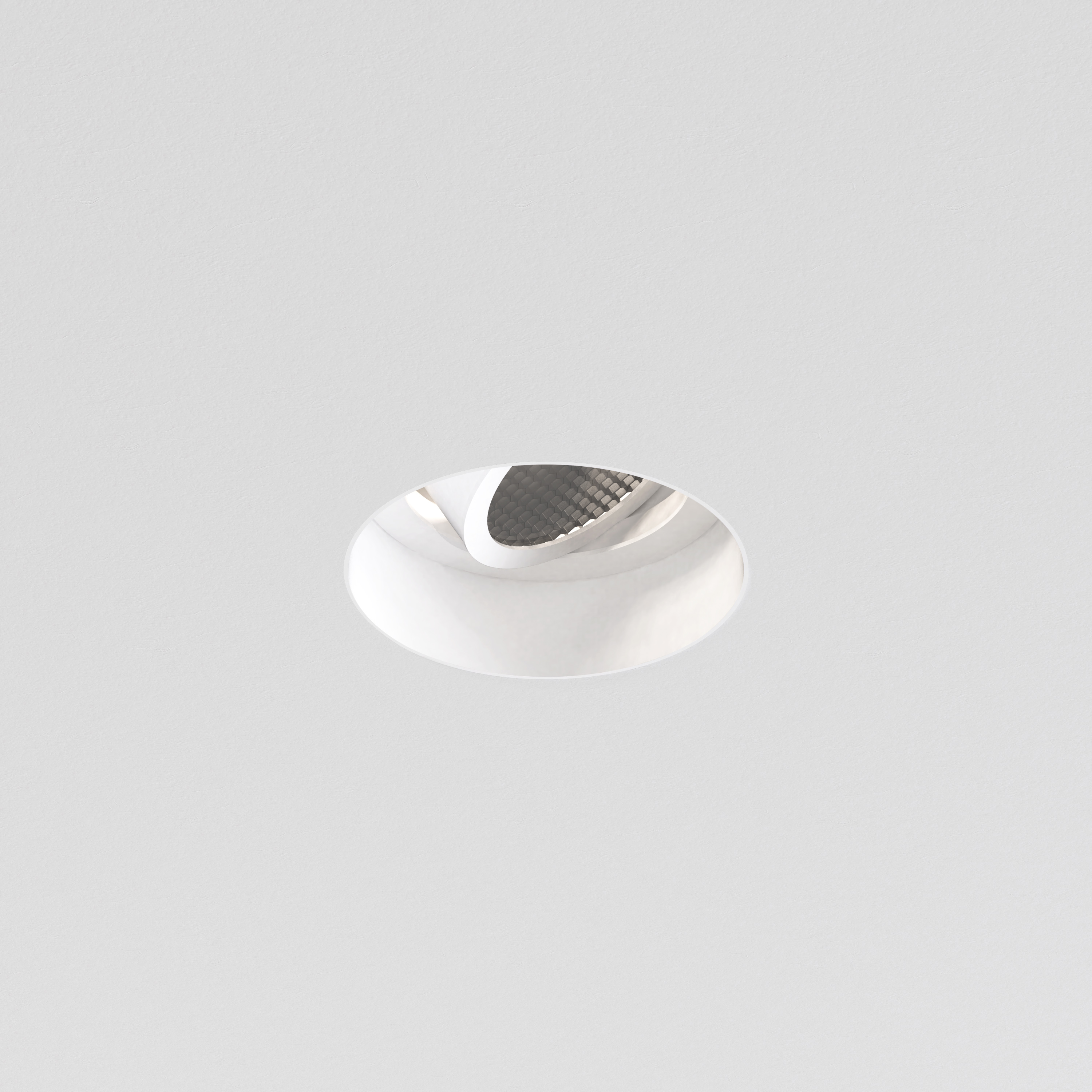 Astro Trimless Round Adjustable inbouwspot mat wit