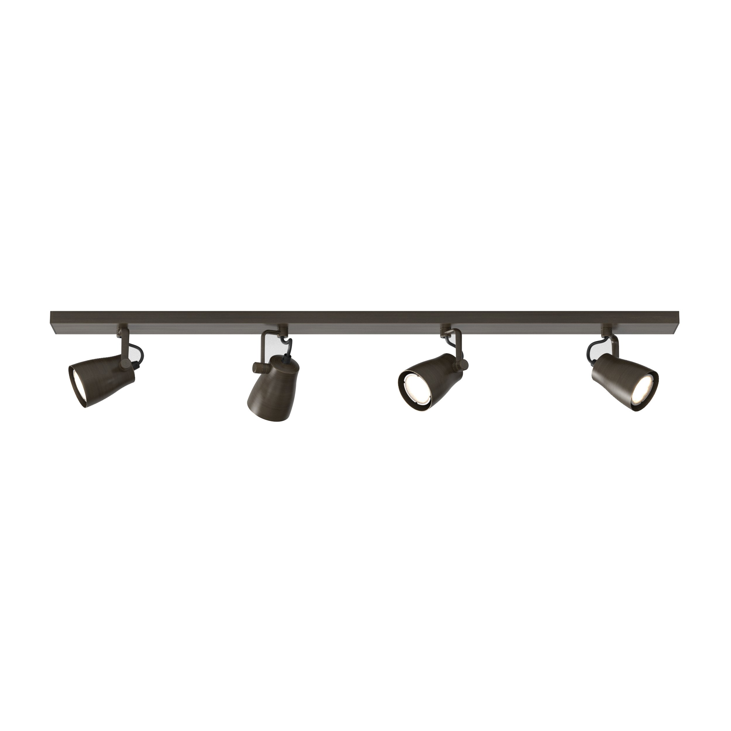 Juno Four Bar OBS excl. 4x GU10 brons