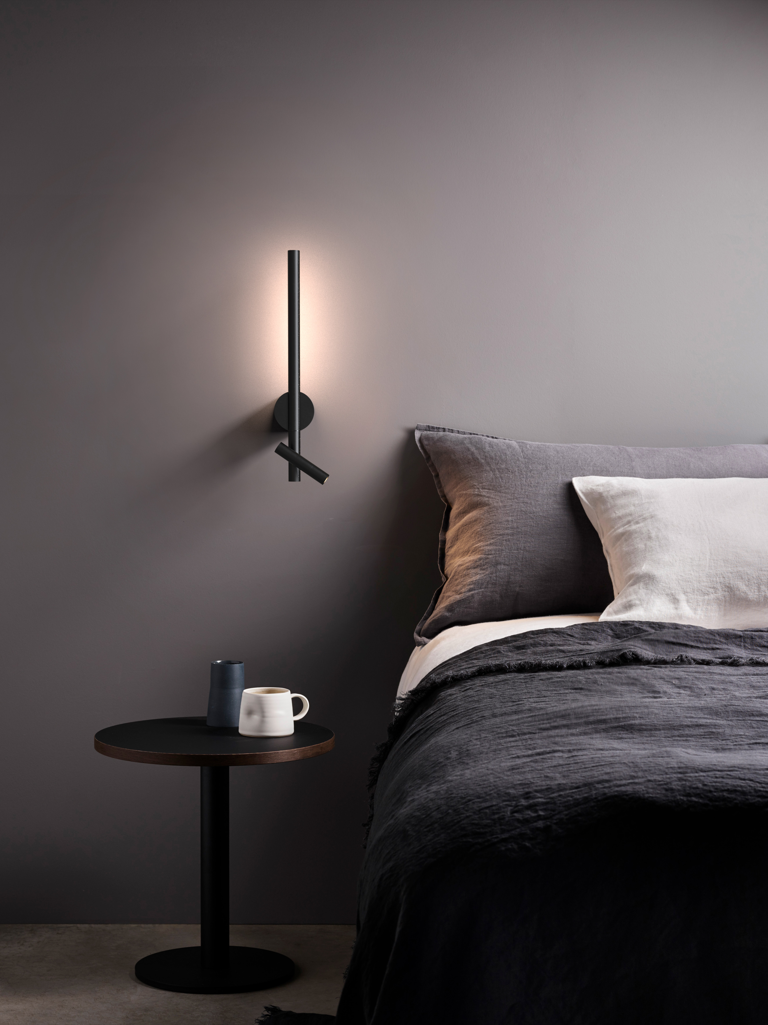 Baton Reader LED WL 2700K mat zwart