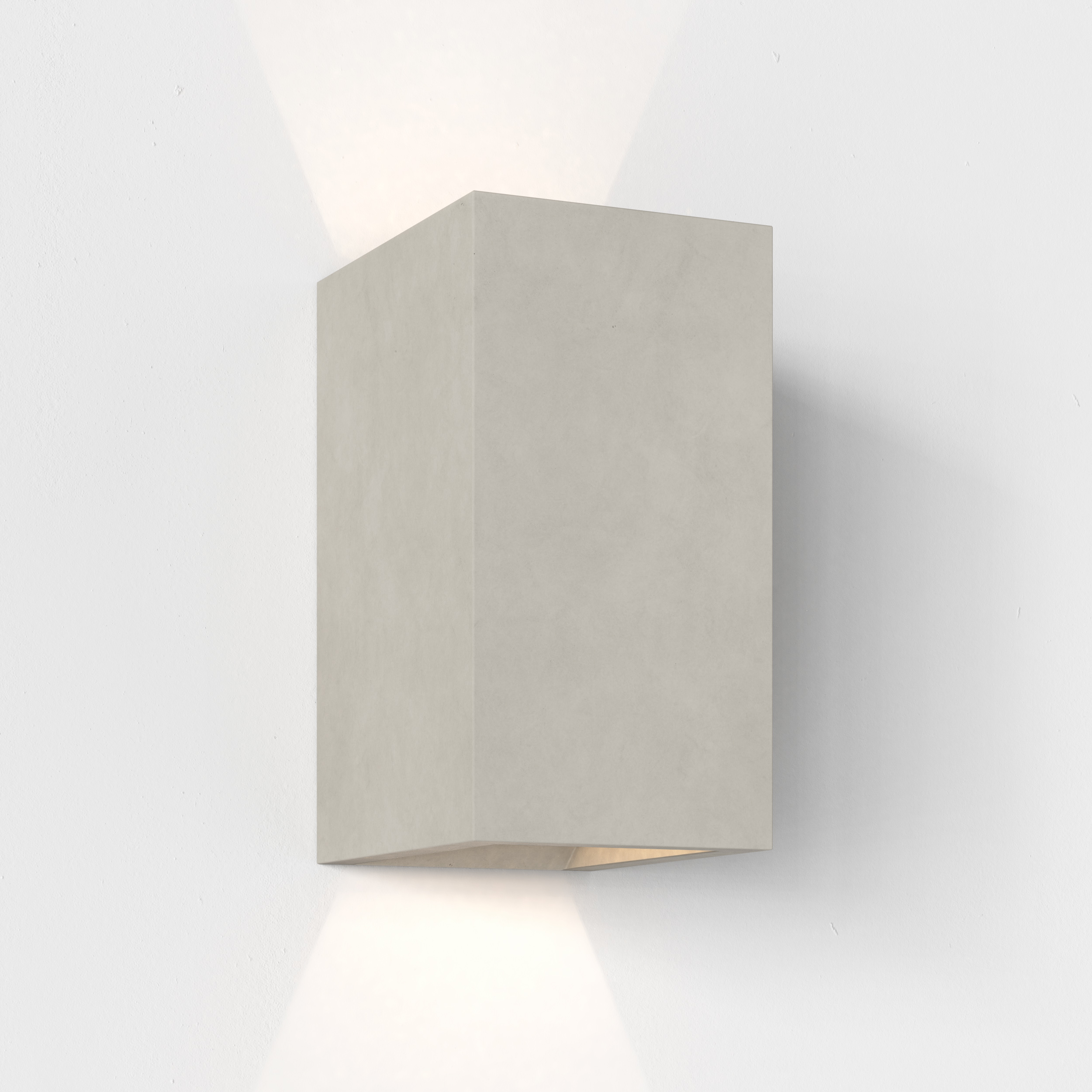 Astro Oslo 160 LED buiten wandlamp 3000K IP65 mat concrete
