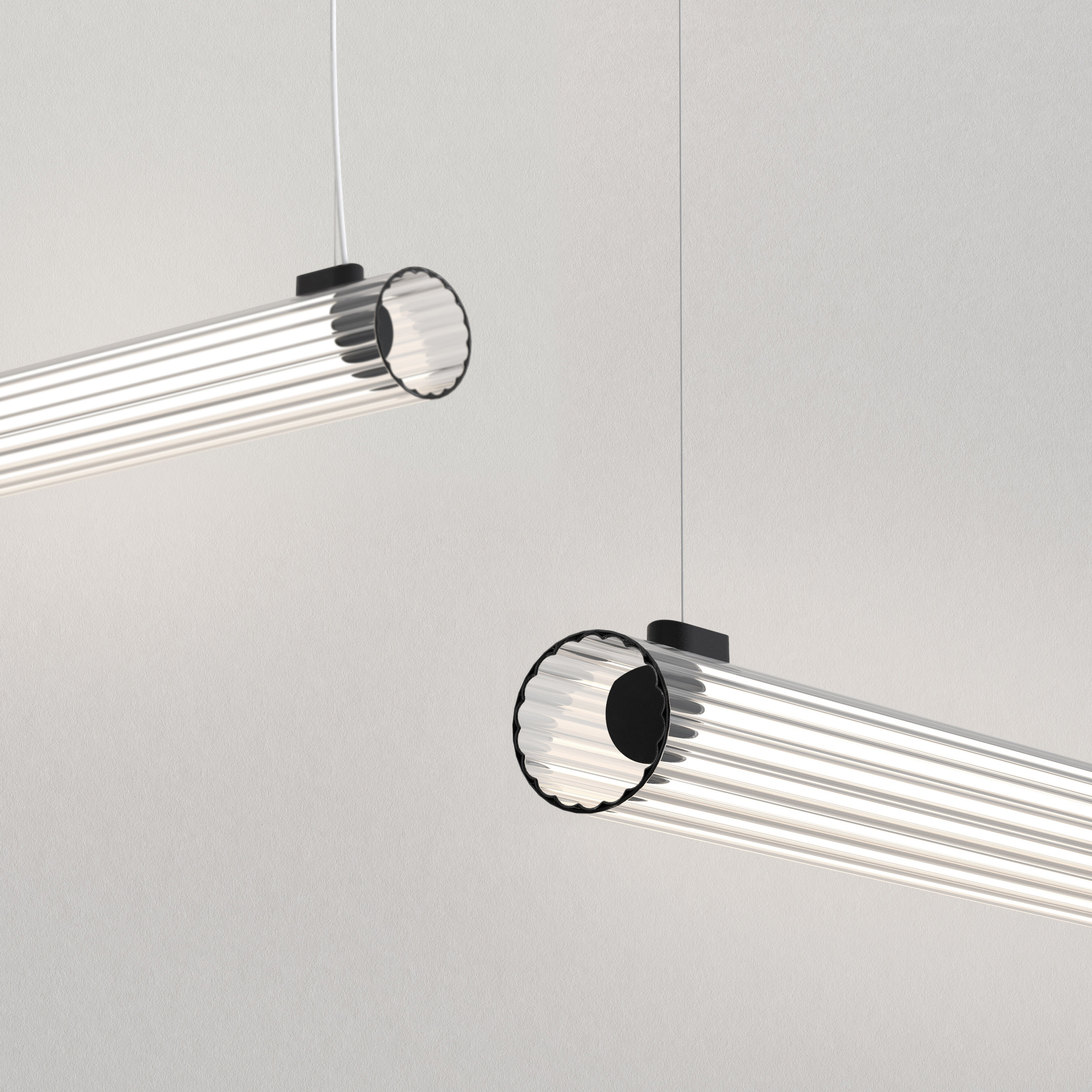 io Pendant 1000 LED HL 3000K mat zwart
