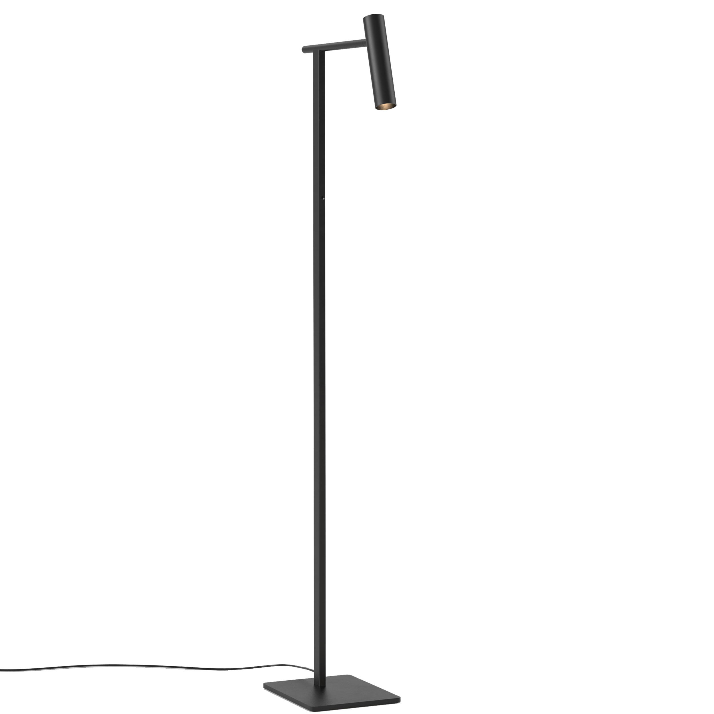 Leda Floor VL excl. GU10 MR11 excl. kap mat zwart