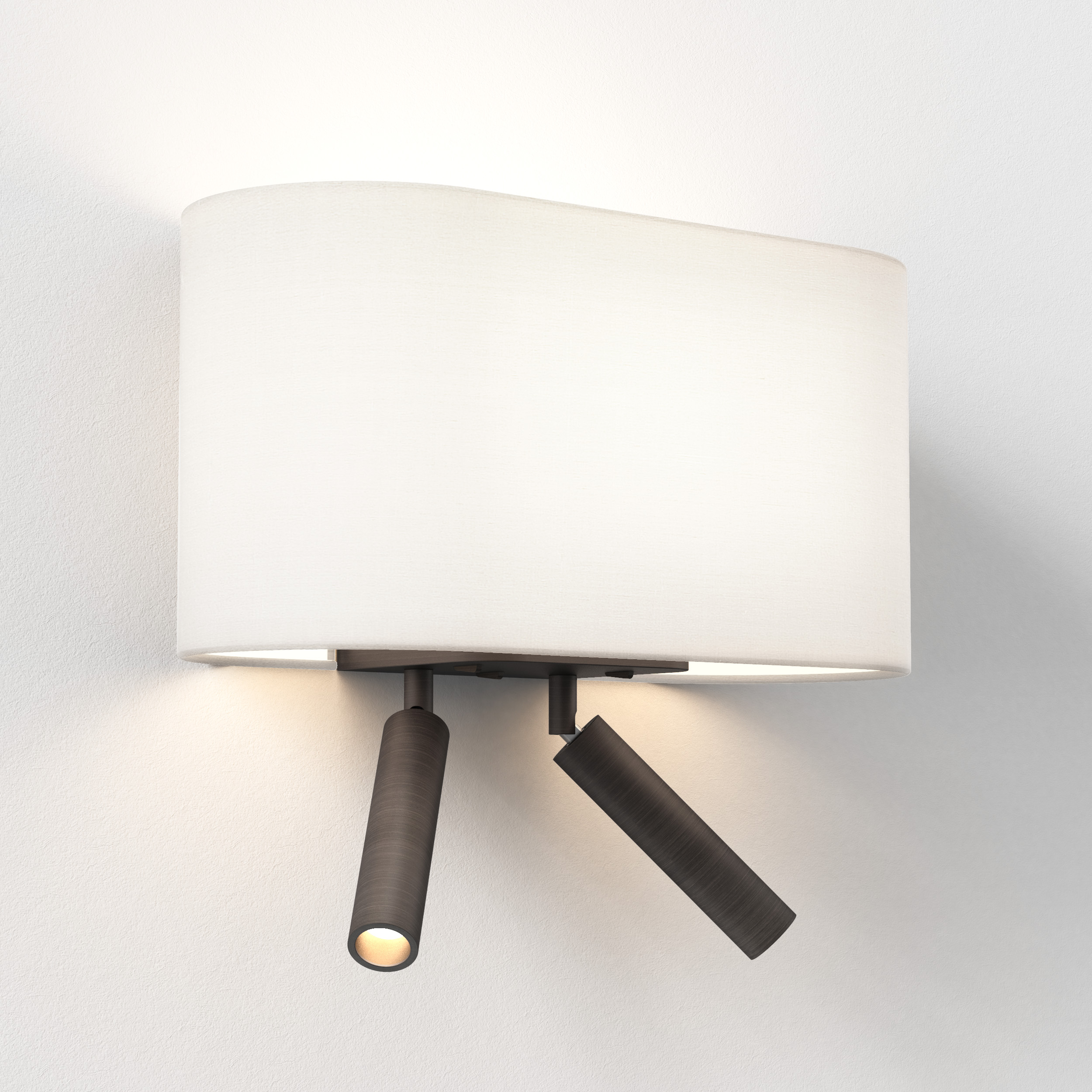Astro Venn Reader Twin wandlamp 2700K brons