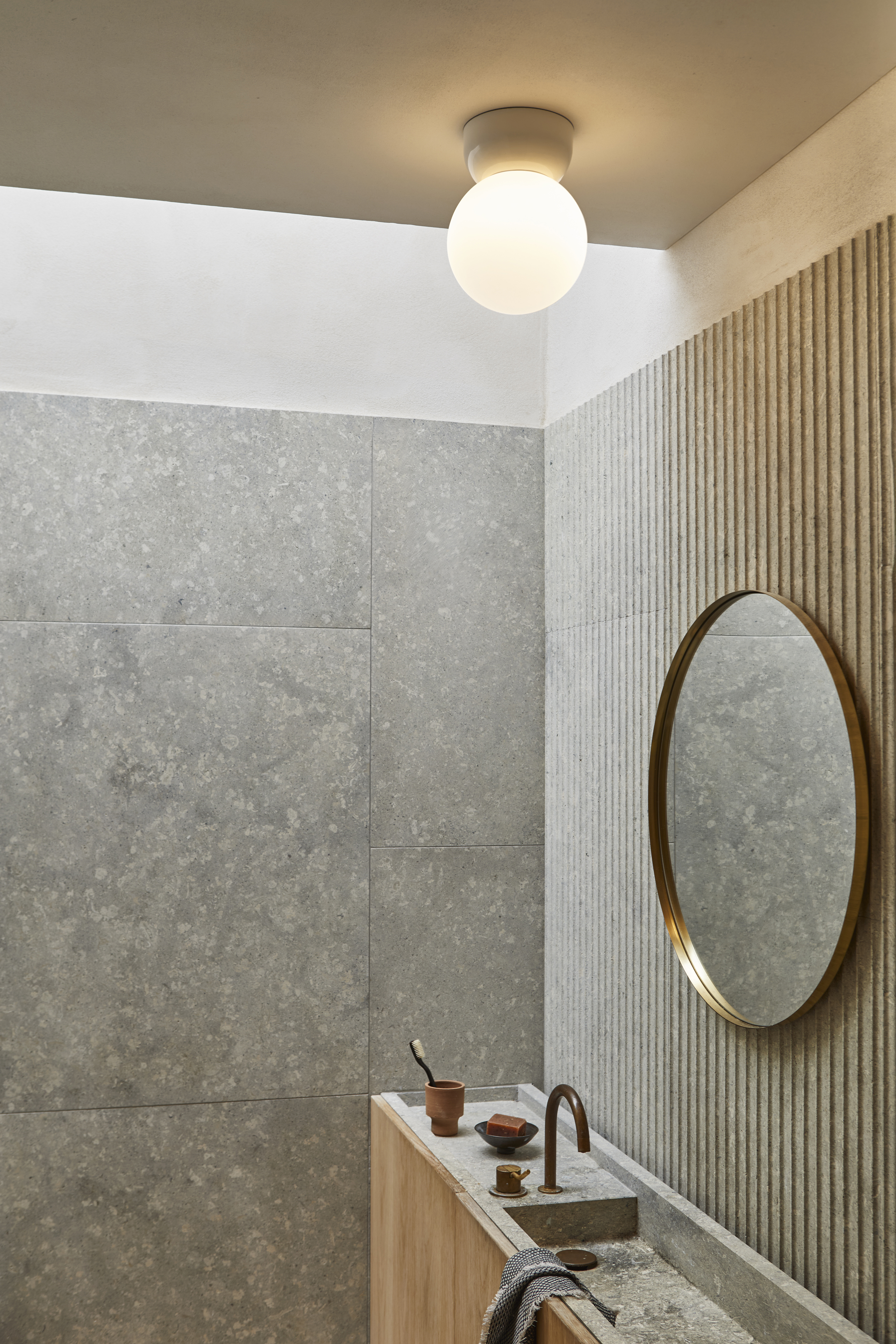 Lyra Ceiling 180 PL excl. E27 glossy white