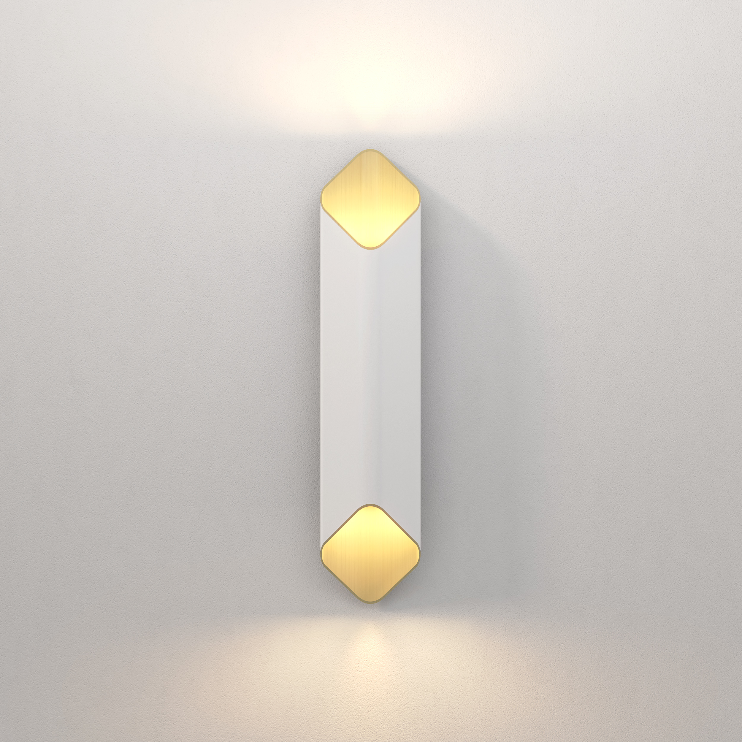 Astro Ako 600 Phase LED wandlamp 2700K mat wit/goud