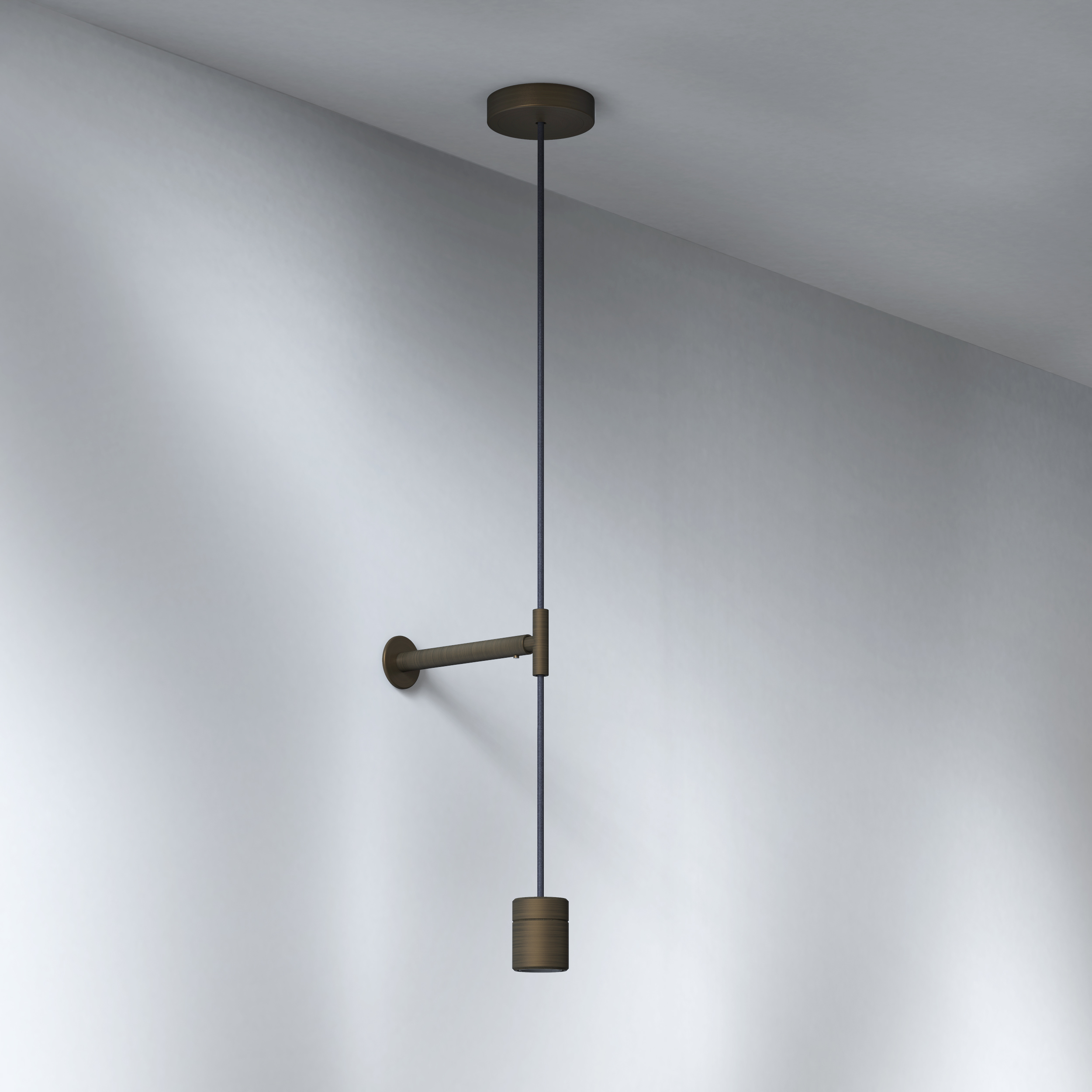 Astro Pendant Suspension Kit 3 hanglamp brons