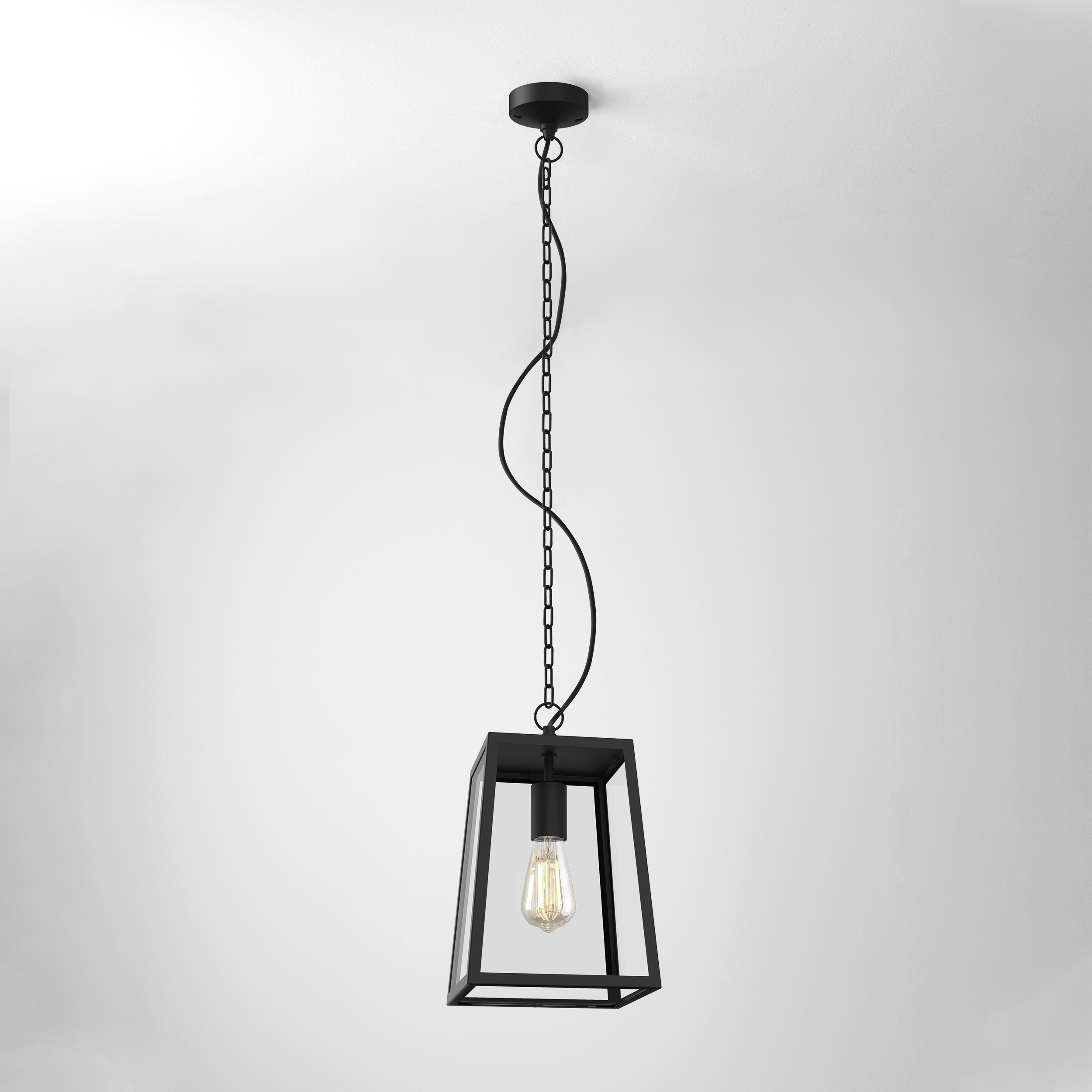 Calvi Pendant 305 BHL excl. E27 structuur zwart