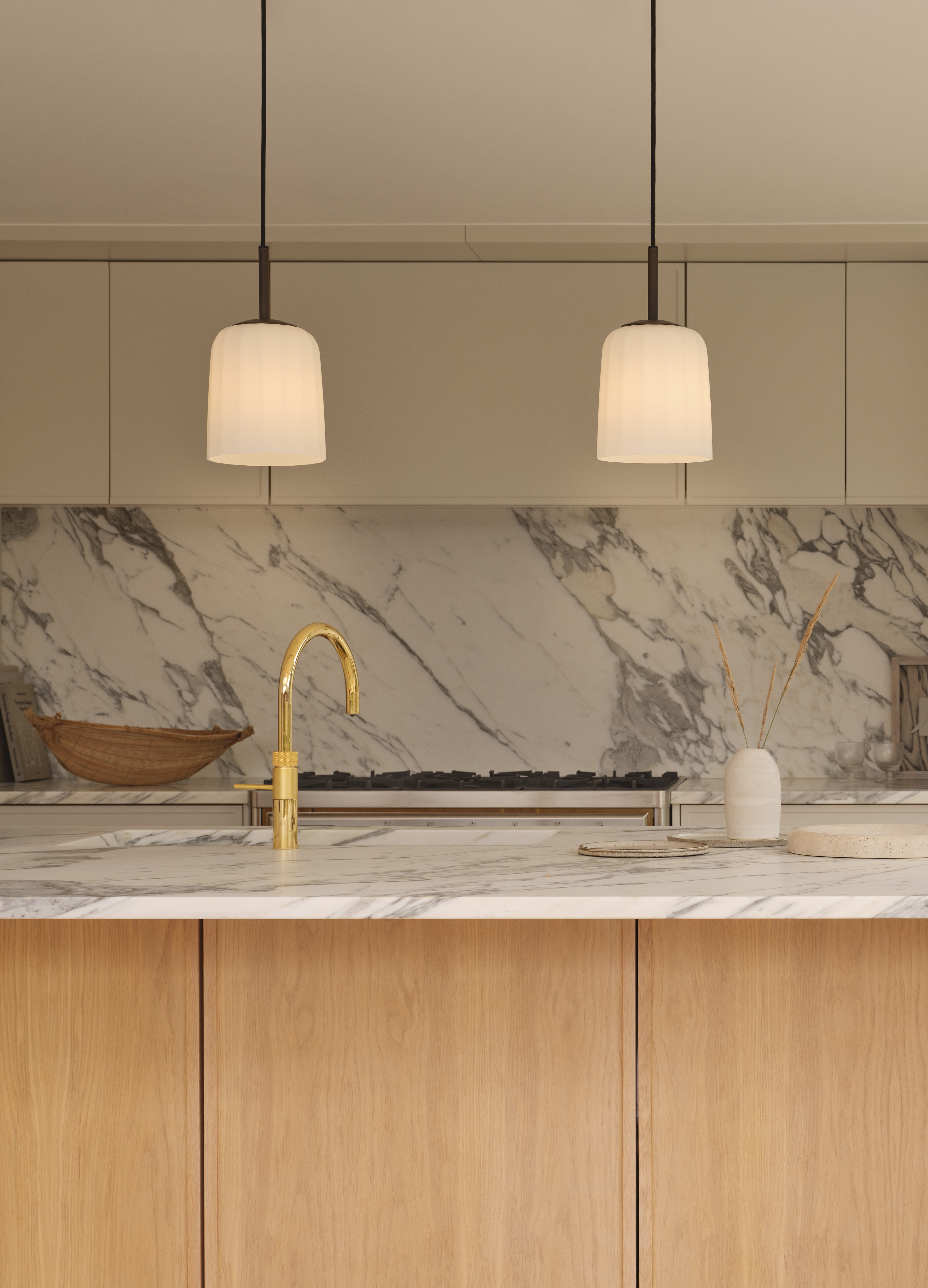 Veo Pendant 180 HL excl. E27 brons