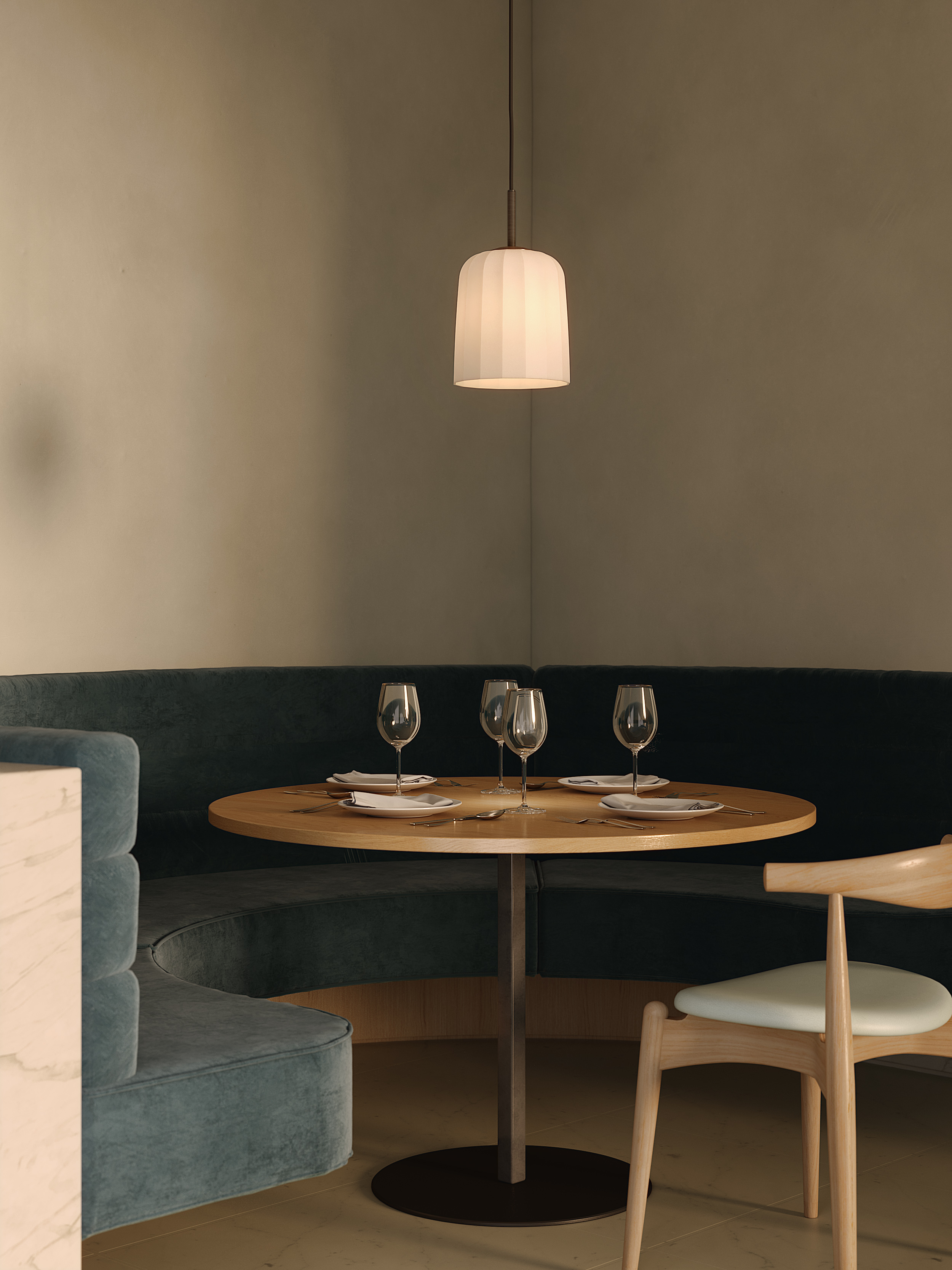 Veo Pendant 230 HL excl. E27 brons