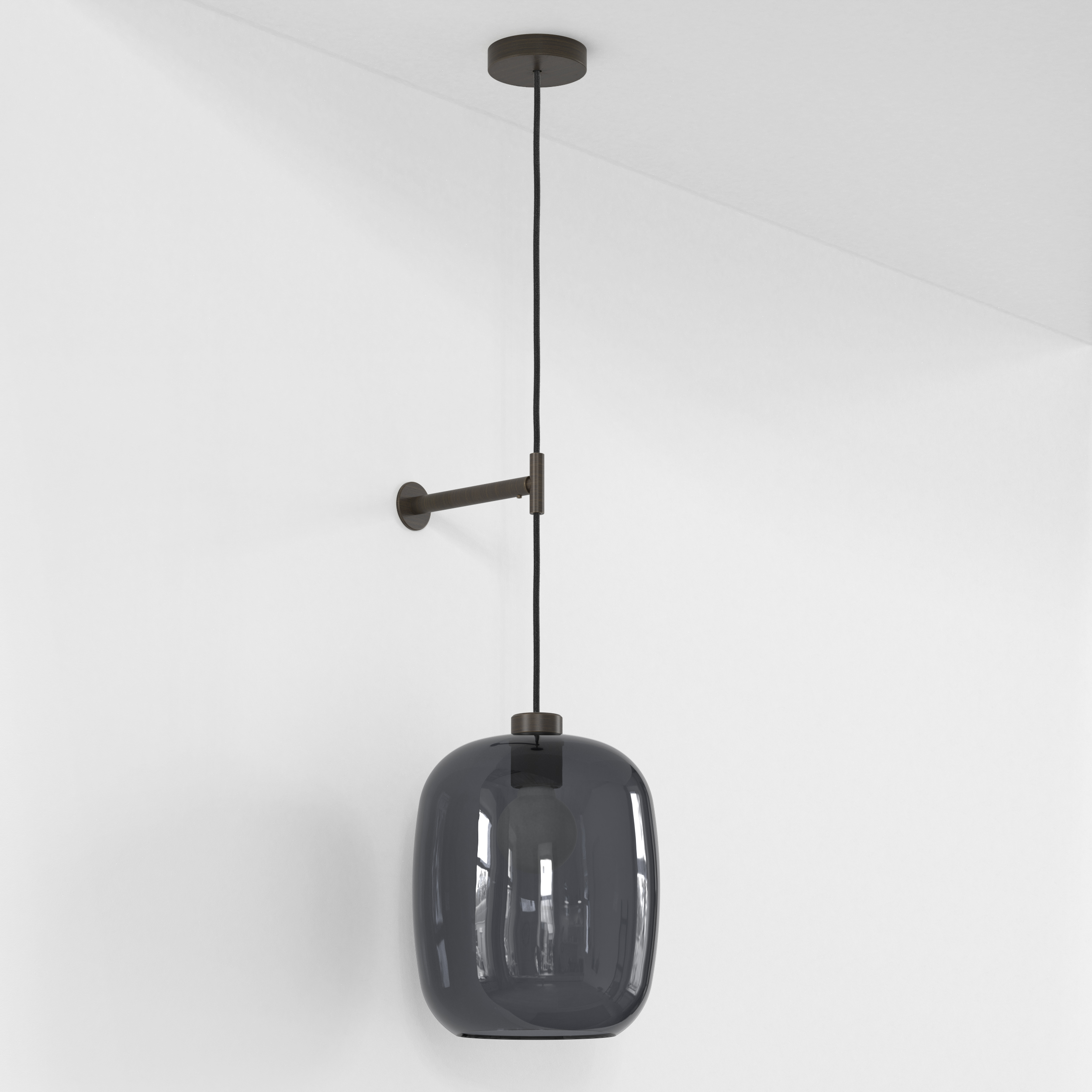 Pendant Suspension Kit 3 HL excl. E27 brons