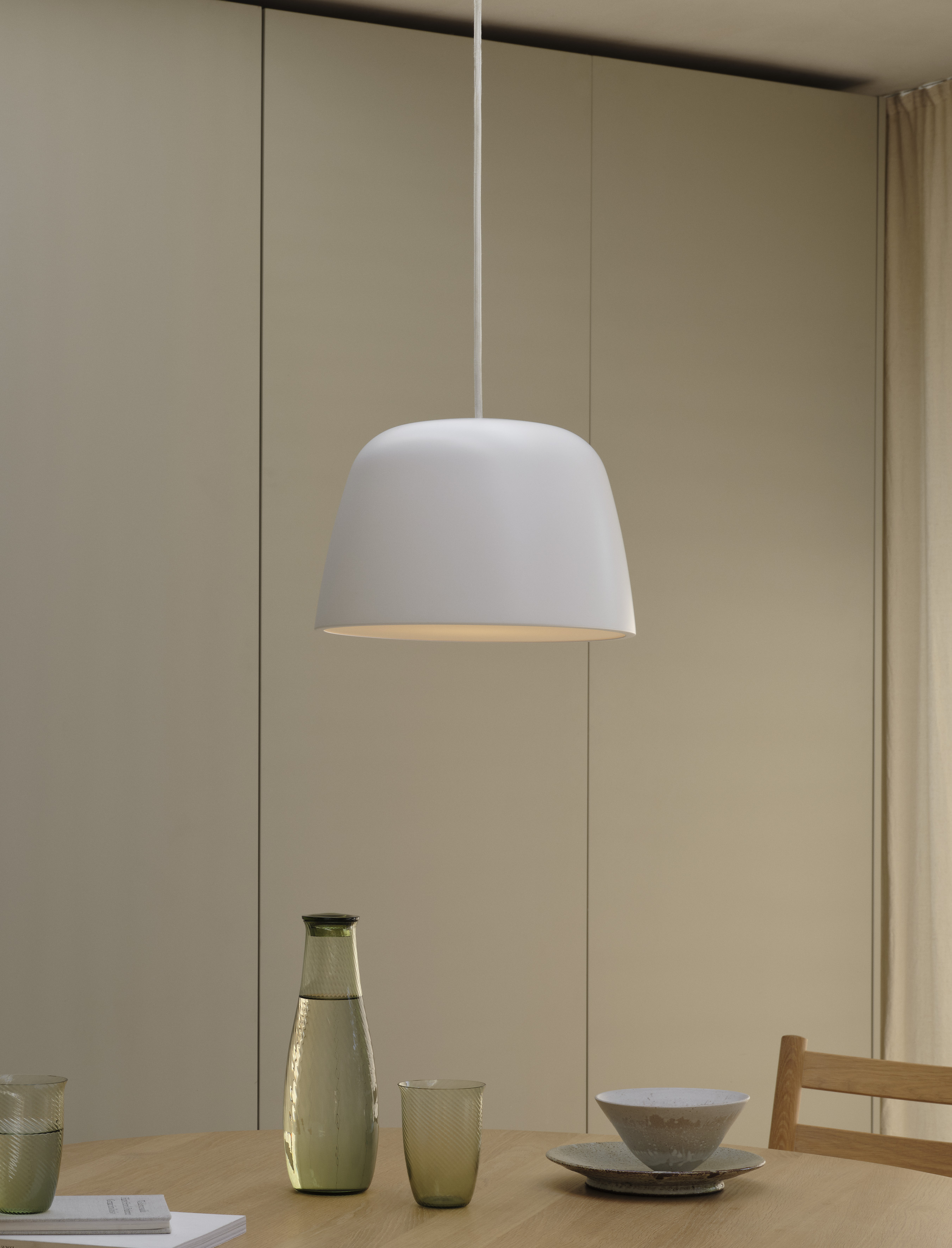 Taiko Pendant HL excl. E27 mat wit