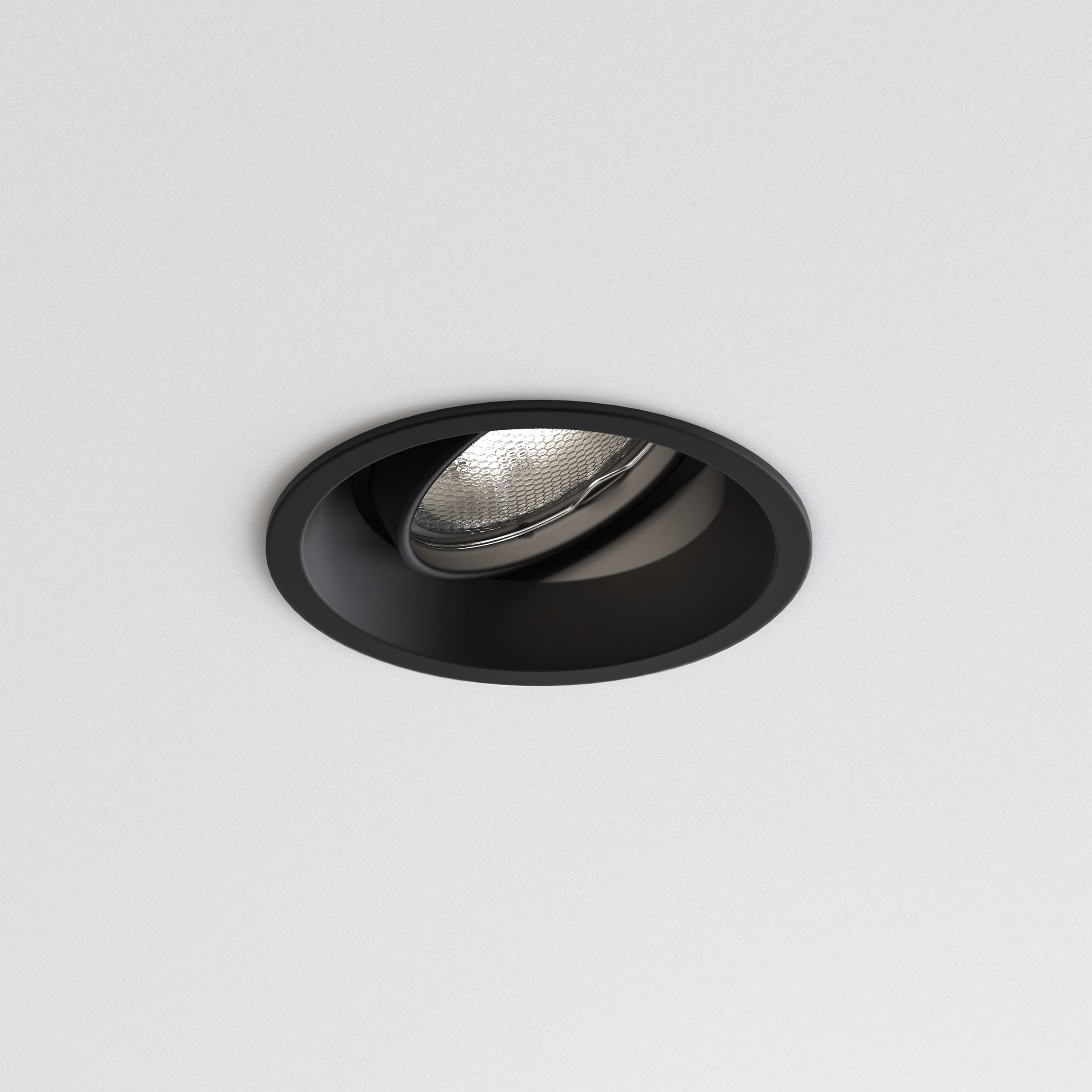 Astro Minima Round adj. inbouwspot mat zwart